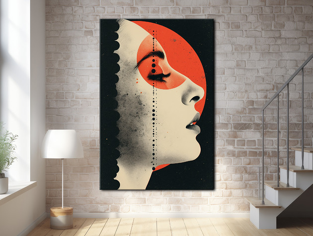 plakaty Pył księżycowy - Plakat - Druk - Kolaż, Abstrakcja, Surrealizm, Loft #2