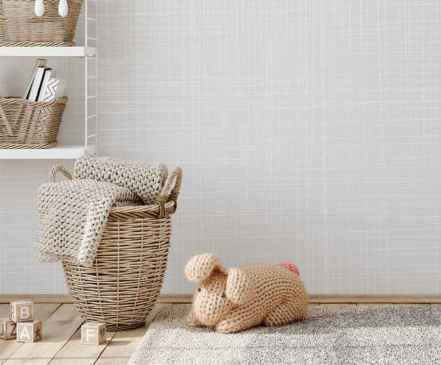 naklejki ścienne do pokoju dziecka Tapeta kratka- Mural Grey Pattern