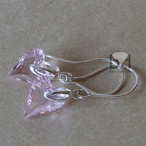 Wild Heart - subtelne kryształ Swarovski Black Diamond