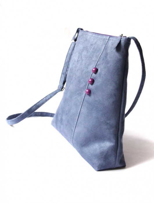 torebka midi - blue&violet - elfagado