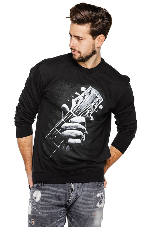 bluzy męskie Bluza marki UNDERWORLD Guitar head