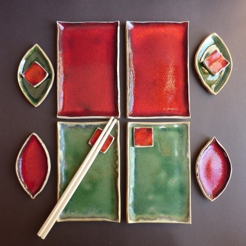 sushi dla 4 pogodna pracownia ceramiczna