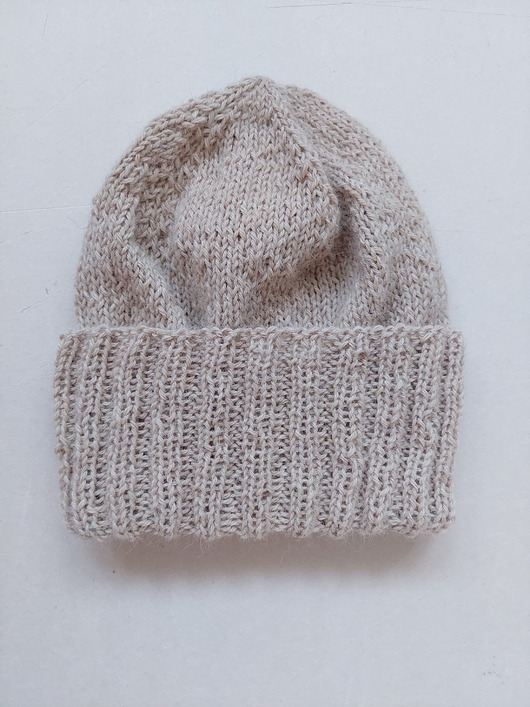 czapki damskie Na drutach "Peru Puna" 100% alpaca beż