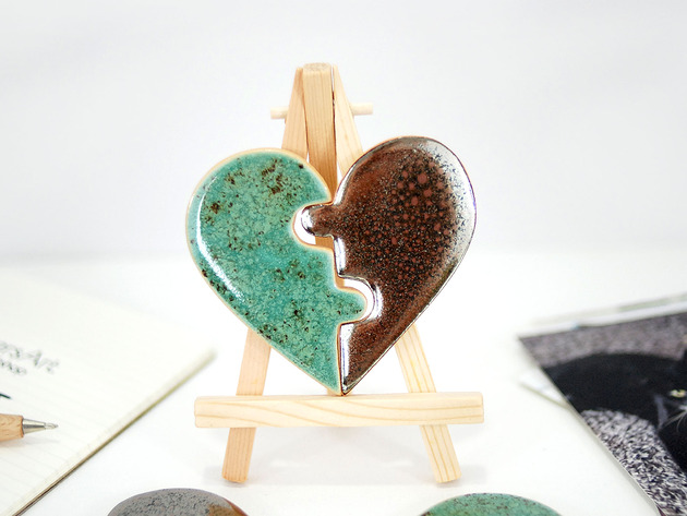 magnesy Magnes dla pary - dwie połówki