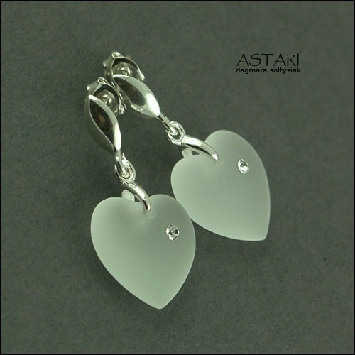 kryształ SWAROVSKI HEART - ZIMA Astari