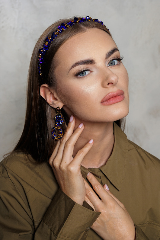 kolczyki - inne Kolczyki Sapphire Shine