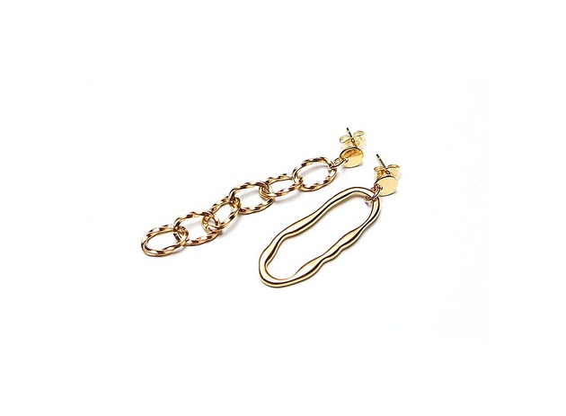kolczyki pozłacane Kolczyki pozłacane Alloys Collection /Odd/ - Chain vol. 2