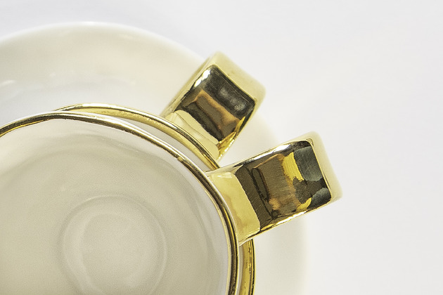 filiżanki Baletnica - porcelanowe espresso z talerzykiem