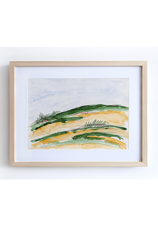 ORYGINAŁ - PEJZAŻ NO.12 - 21 cm x 30 cm Gosia Sendlewska