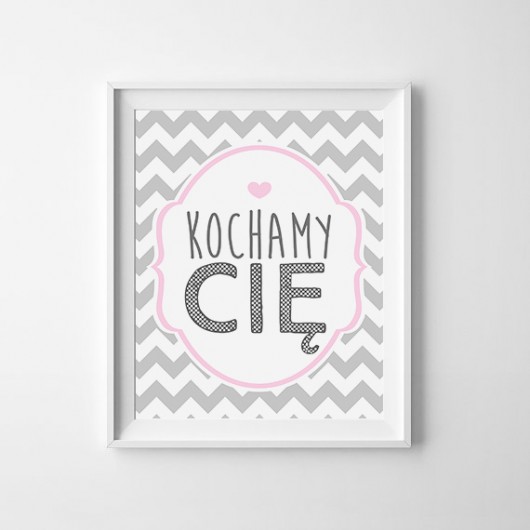 Obrazek kochamy Cię smalldesign