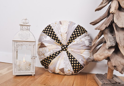 Patchwork poduszka Reindeer pchlynanoc