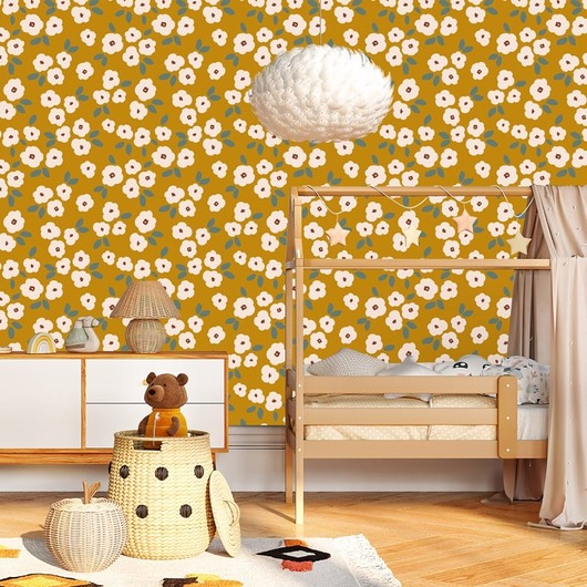 naklejki ścienne do pokoju dziecka Tapeta faded summer patterns-13 53cmx10m PZ