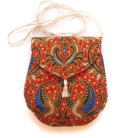 torebka mini - orientalnie w brązie 2 - elfagado