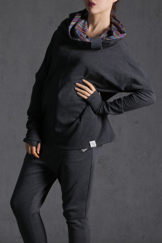 Nubee - Bluza QOM#01 - Komin prosty Nubee
