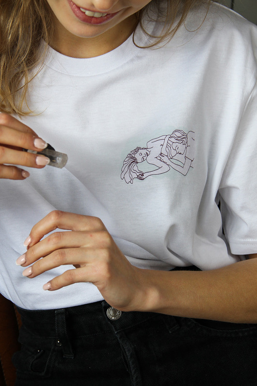 t-shirt damskie Miłość do ludzi