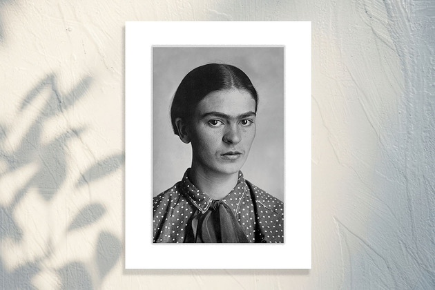 fotografia Fotografia z Passe-Partout; Frida Kahlo