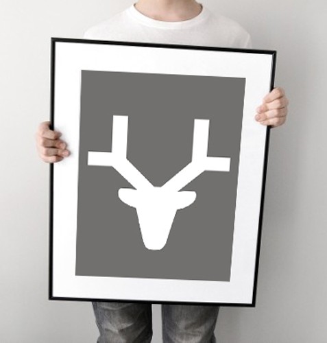POSTER - Jeleń- 30x40cm KOKO by HOKO