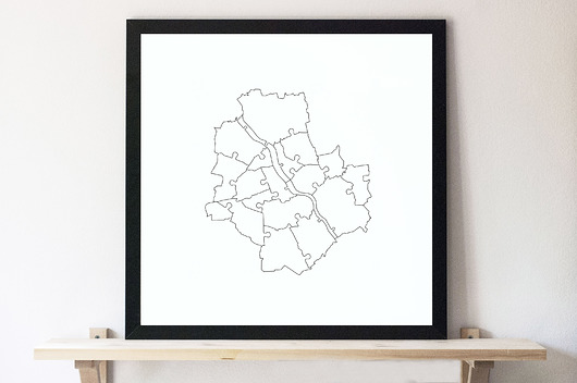 grafika PUZZLE WARSZAWA Lokalny