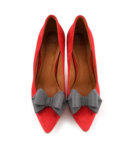 Klipsy do butów Coquet-Kokardy 3D/Elegant Grey Coquet