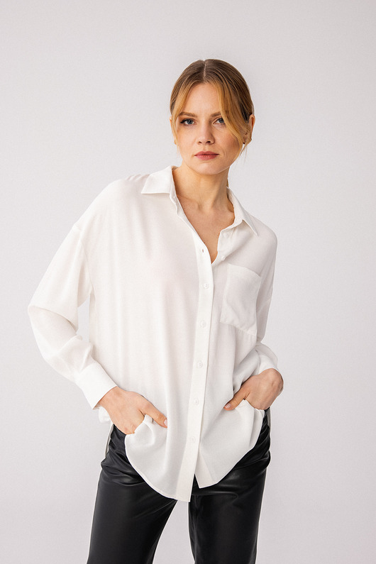 koszule damskie Koszula Lara Ecru