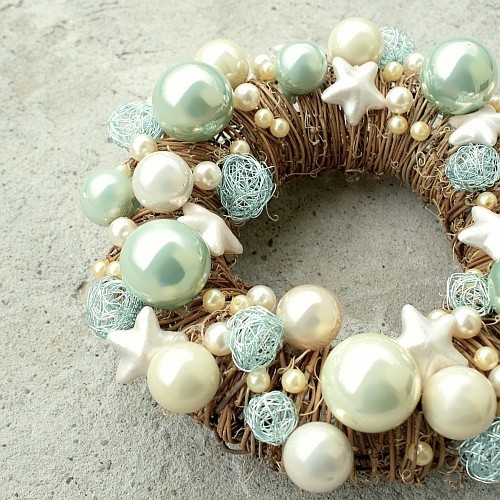 MINT and CREAM wianek FloraArt