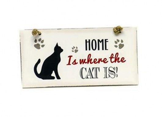 Tabliczka Cat MIA home
