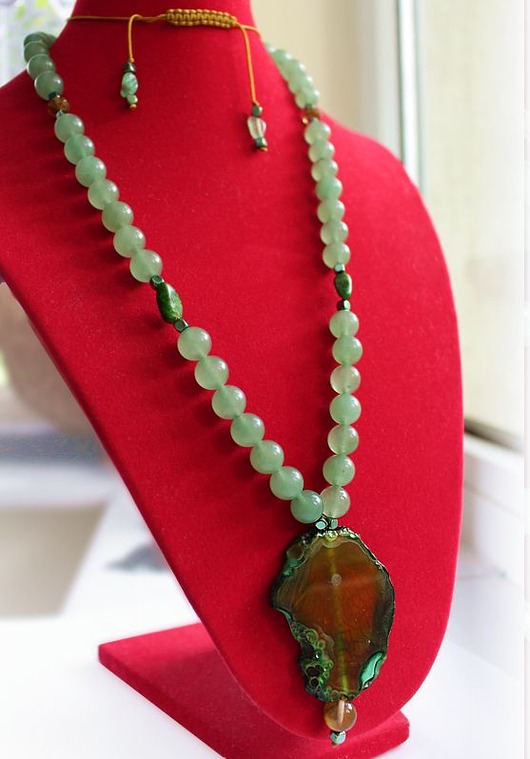 wisiory UNIKAT Awenturyn naszyjnik Energia Relaksu