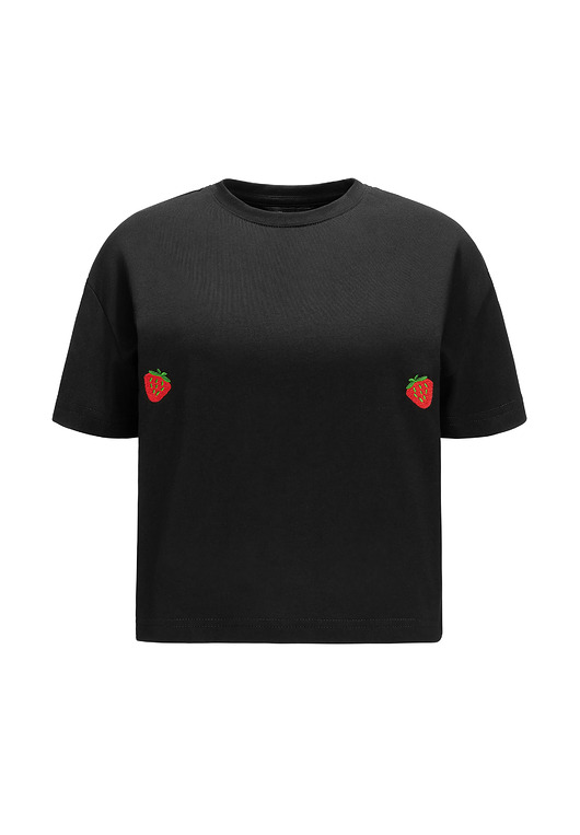 t-shirt damskie T-shirt Crop-Voil