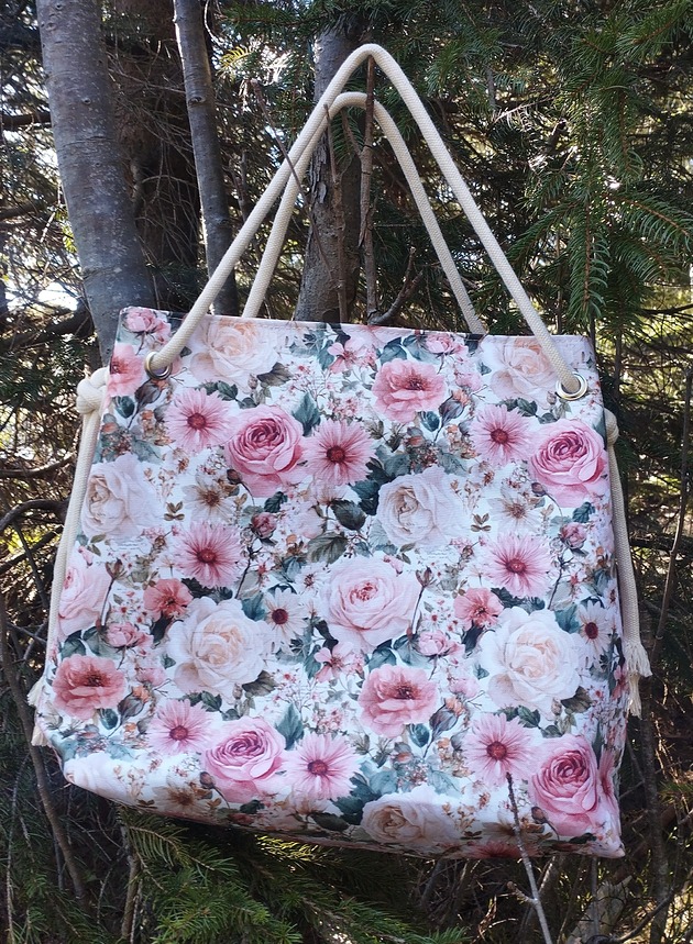 torby na ramię Torebka bucket bag na La ty o że sznurkami z zamkiem