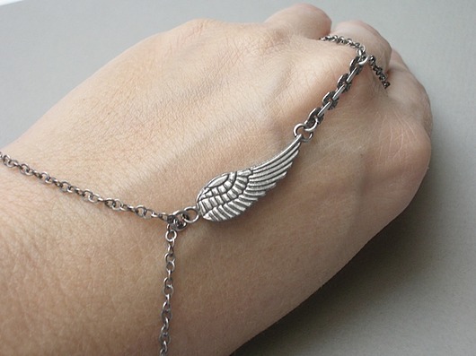 Angel -bracelet and ring chain Katia i krokodyl