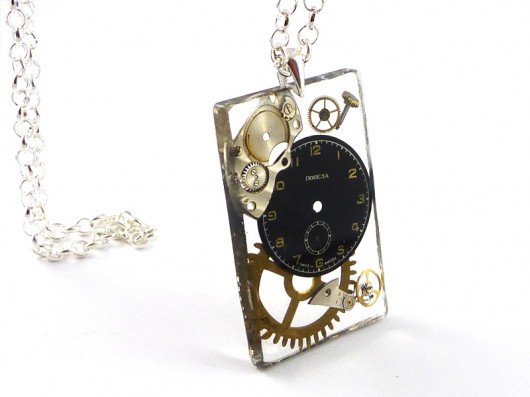 Steampunkowy wisior dla pani Kasi Scradeus