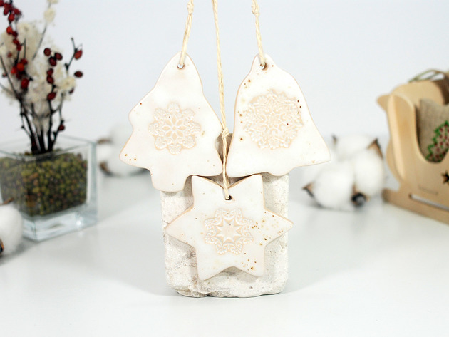 ozdoby choinkowe Ozdoby choinkowe w styl retro-vintage