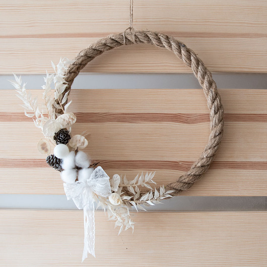 wianki bożonarodzeniowe Wianek bożonarodzeniowy naturalny nowoczesny