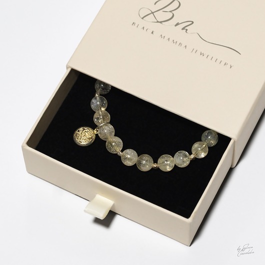 bransoletki z kamieni naturalnych Unikatowa Bransoletka Damska z Kamieni Naturalnych Cytryn i srebra 925