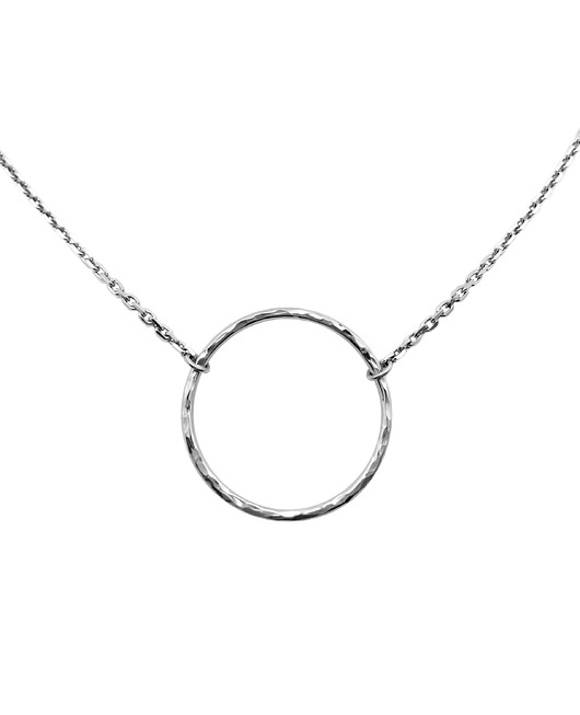 chokery Srebrny naszyjnik choker CIRCLE OF LIFE