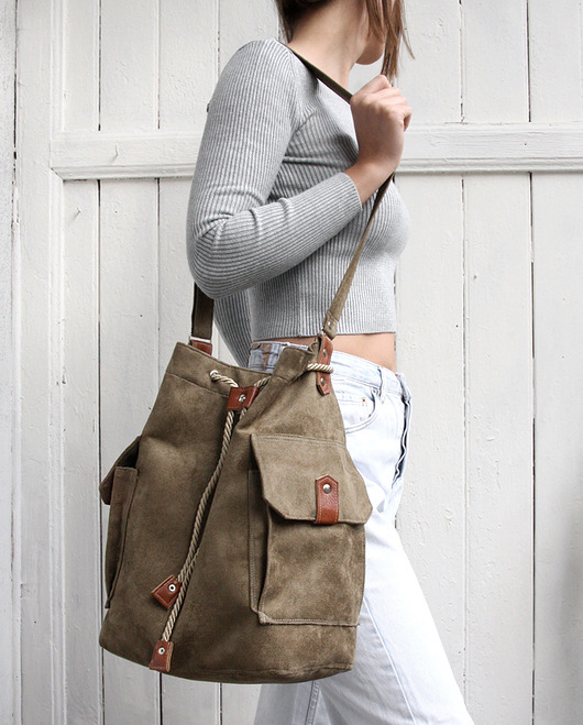 torby na ramię torba - khaki&brown -