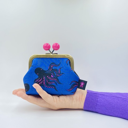 portfele damskie Octopus Navy & Pink