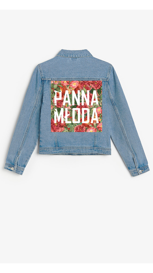 dodatki ślubne Naszywka na kurtkę pani młodej/ katana ślubna