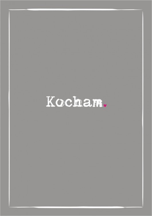  POSTER  - 50x70 cm - Kocham.  KOKO by HOKO