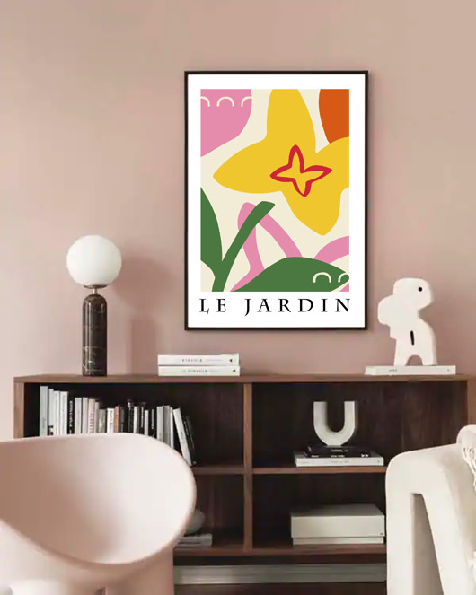 grafiki i ilustracje PLAKAT wystawowy, kwiaty, wiosenny, grafika