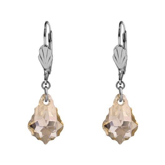 kolczyki swarovski Barokowe kolczyki  z kryształami Swarovski