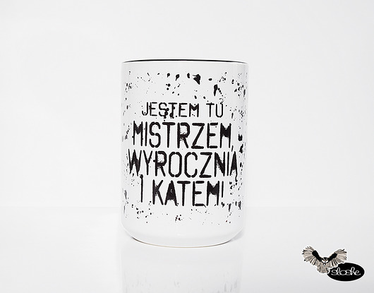 Kubek dla szefa, kubek ceramiczny 450ml Sowia Aleja