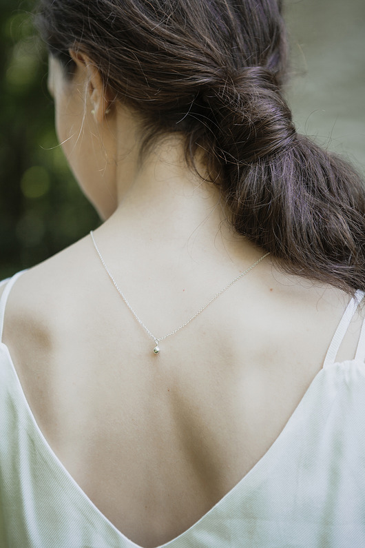 KULKA /  srebro / naszyjnik Magdalena Paszkiewicz Jewellery