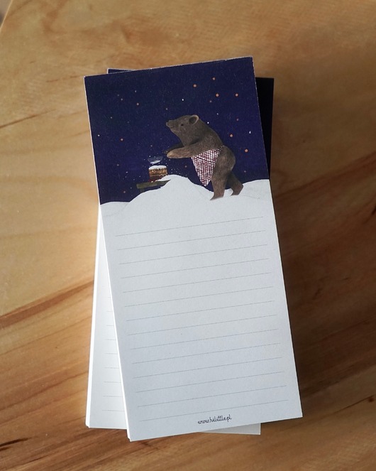 notatniki i albumy Notes z Misiem w śniegu To Do List 100 kartek Hi Little