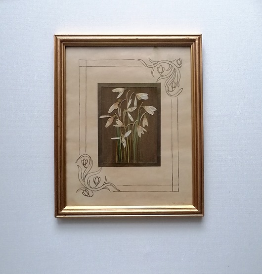obrazy Obraz, kompozycja z kwiatów w stylu vintage