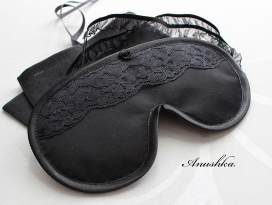 Black satin & lace_zamówienie ANUSHKA