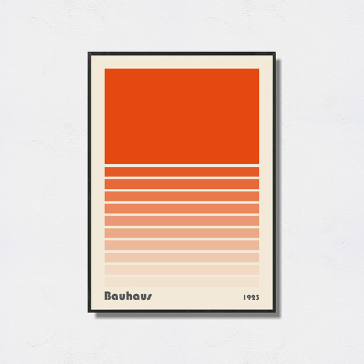 plakaty Bauhaus Art Exhibition Poster