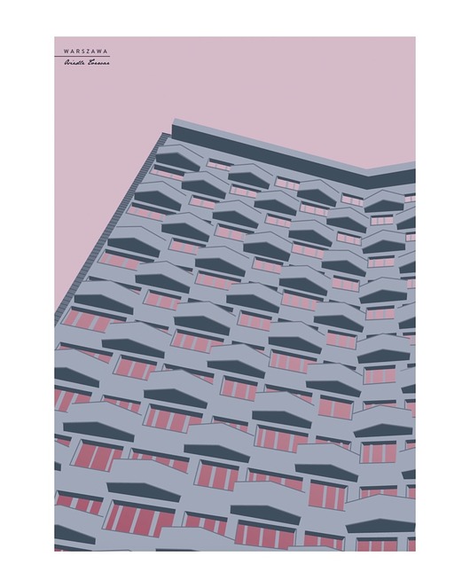 plakaty Plakat Warszawa, Osiedle Torwar