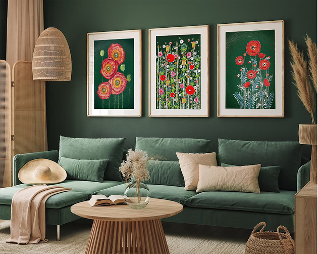 plakaty Plakat Zestaw 3 prac. Maki