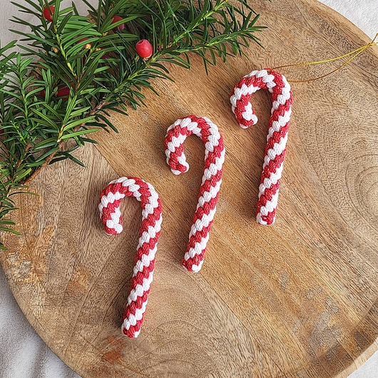 ozdoby choinkowe Zestaw 3 szt. Candy Cane Laska Cukrowa - Ozdoby Świąteczne na choinkę